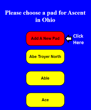 Click on Add a New Pad