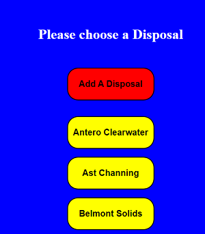 Click on a Disposal